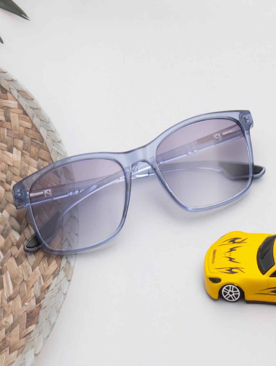 ted smith unisex black premium italian acetate sunglasses with polarized lenses. - 21918736 -  Zoom Image - 0