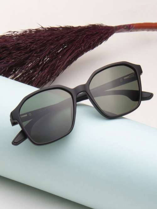 ted smith unisex grey graded premium italian acetate sunglasses with polarized lenses. - 21918740 - Standard Image - 0