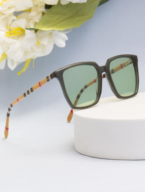 ted smith unisex light brown premium italian acetate sunglasses with polarized lenses. - 21918746 - Standard Image - 0