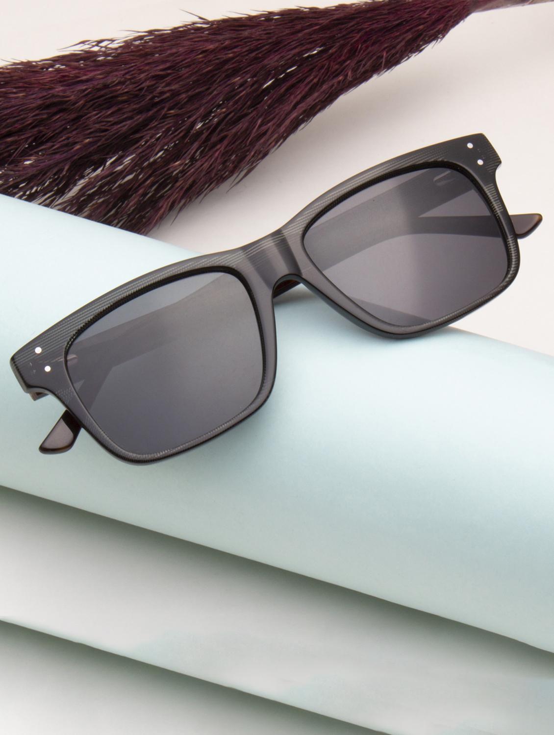ted smith unisex grey graded premium italian acetate sunglasses with polarized lenses. - 21918753 - Zoom Image - 0