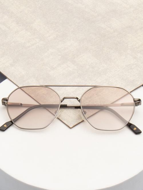 ted smith unisex black premium italian acetate sunglasses with polarized lenses. - 21918754 - Standard Image - 0