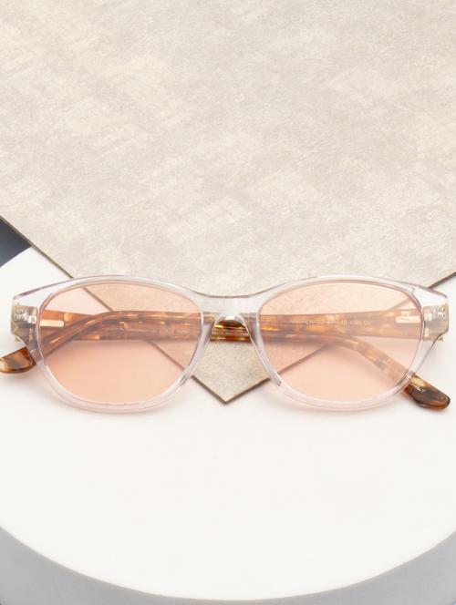 ted smith women black premium italian acetate sunglasses with polarized lenses. - 21918765 -  Standard Image - 0