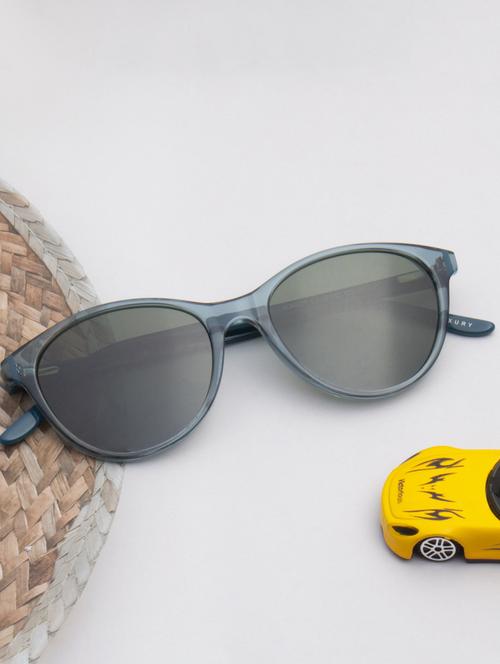 ted smith women brown premium italian acetate sunglasses with polarized lenses. - 21918768 - Standard Image - 0