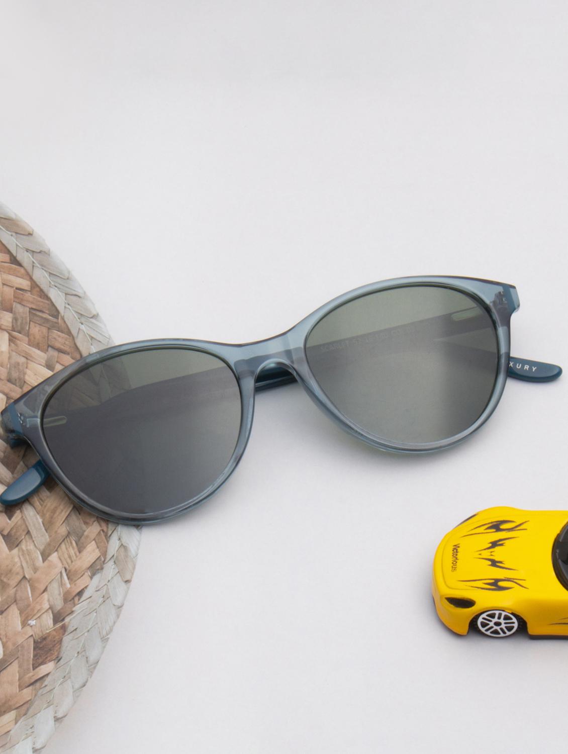 ted smith women brown premium italian acetate sunglasses with polarized lenses. - 21918768 - Zoom Image - 0
