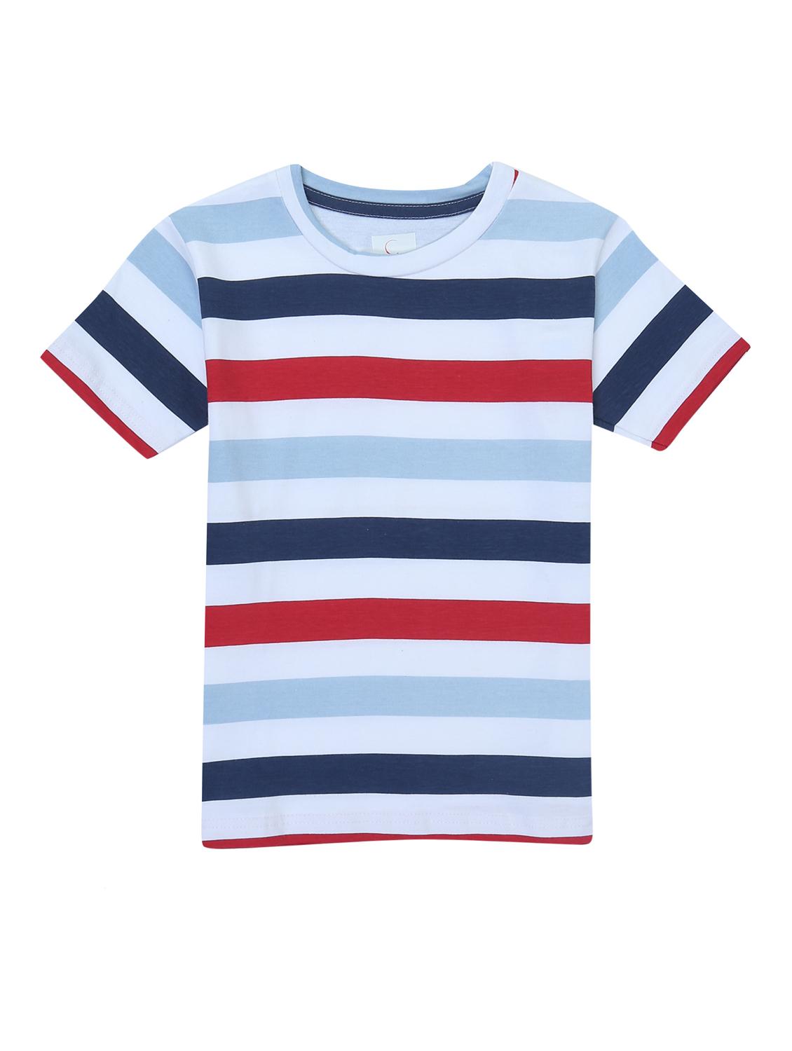 boys striped short sleeves t-shirt - 21919649 - Zoom Image - 0