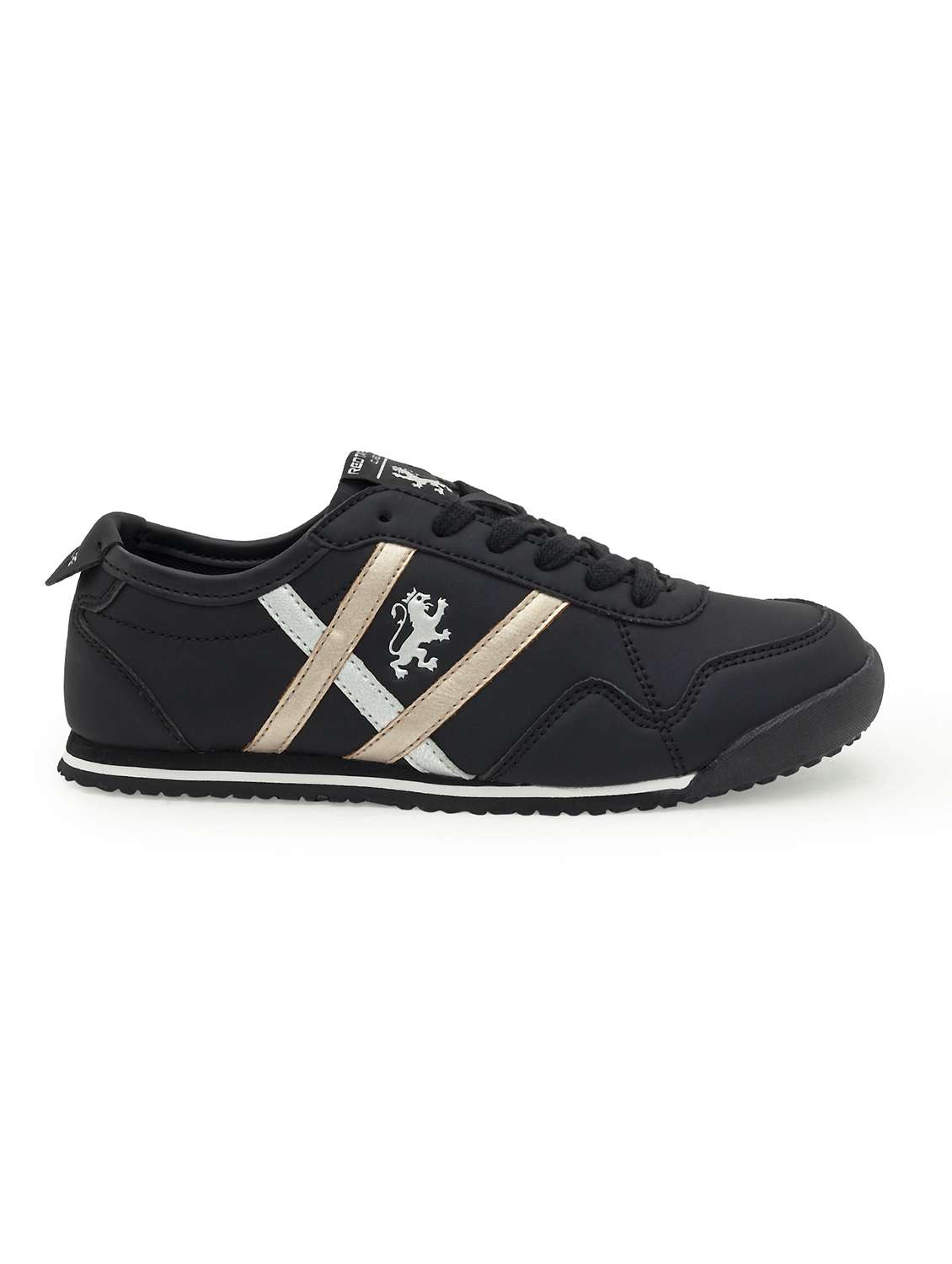women black lace-up sneaker - 21920057 - Standard Image - 2