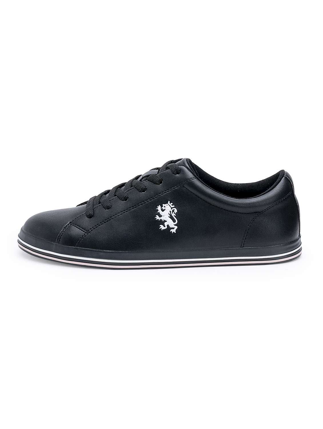 women black lace-up sneaker - 21920094 - Standard Image - 2