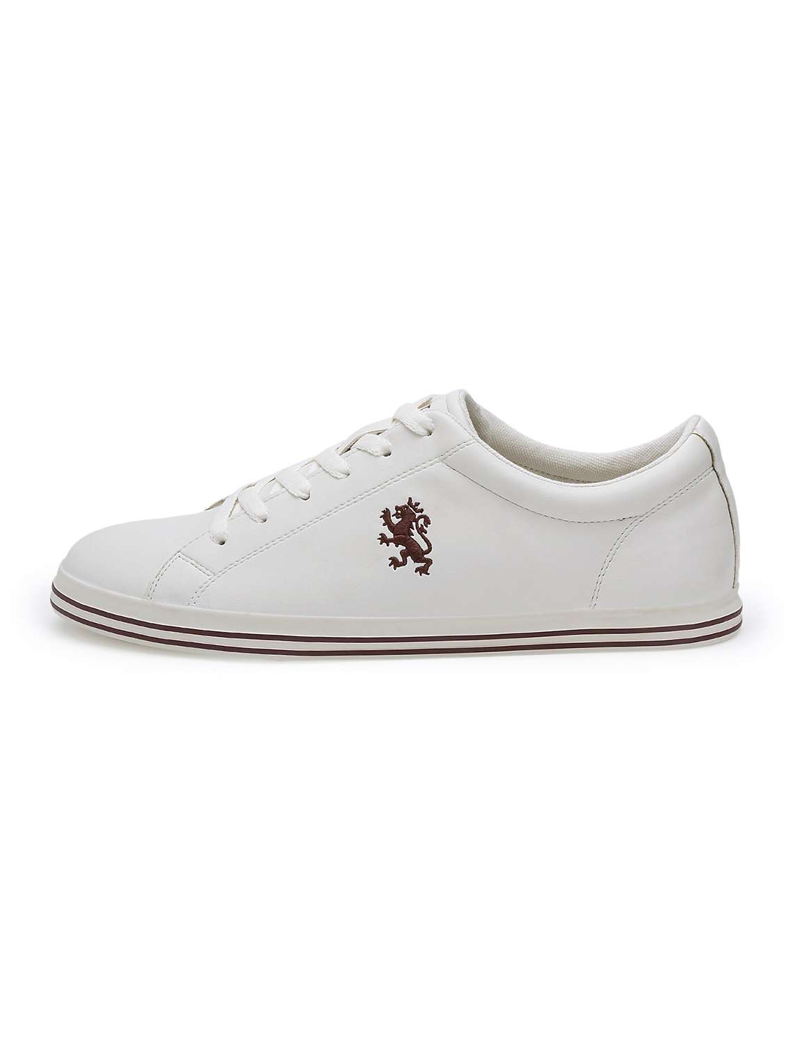 women white lace-up sneaker - 21920095 - Standard Image - 2