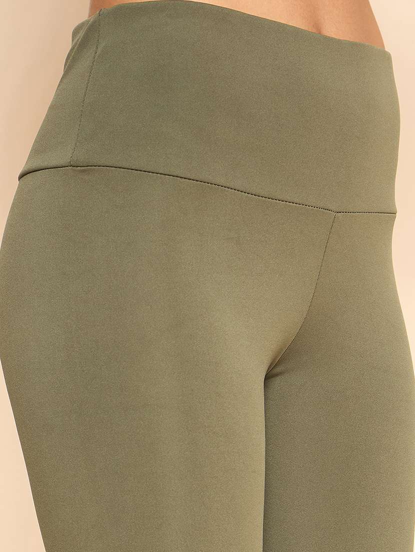 women solid high rise cycling shorts - 21920529 -  Standard Image - 2