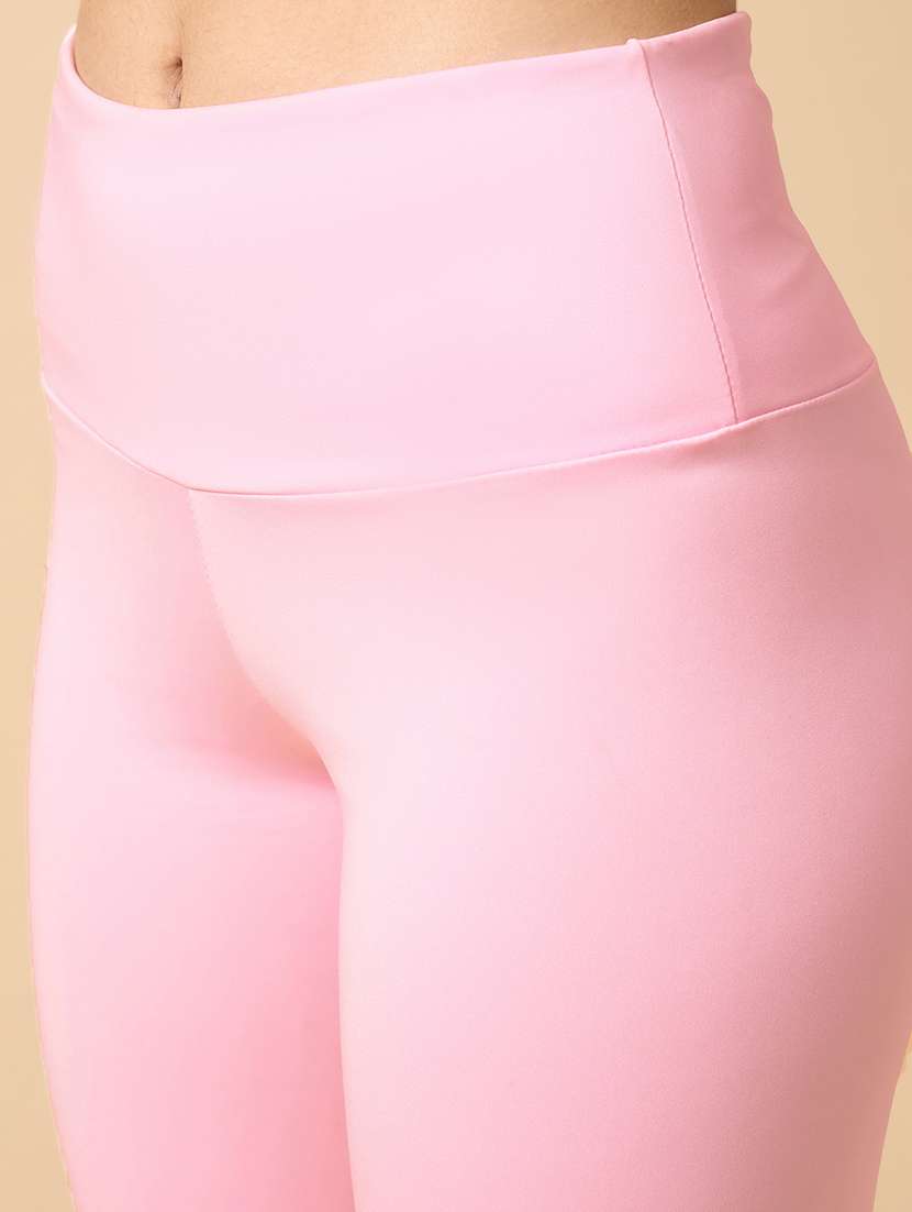 women solid high rise cycling shorts - 21920532 -  Standard Image - 2