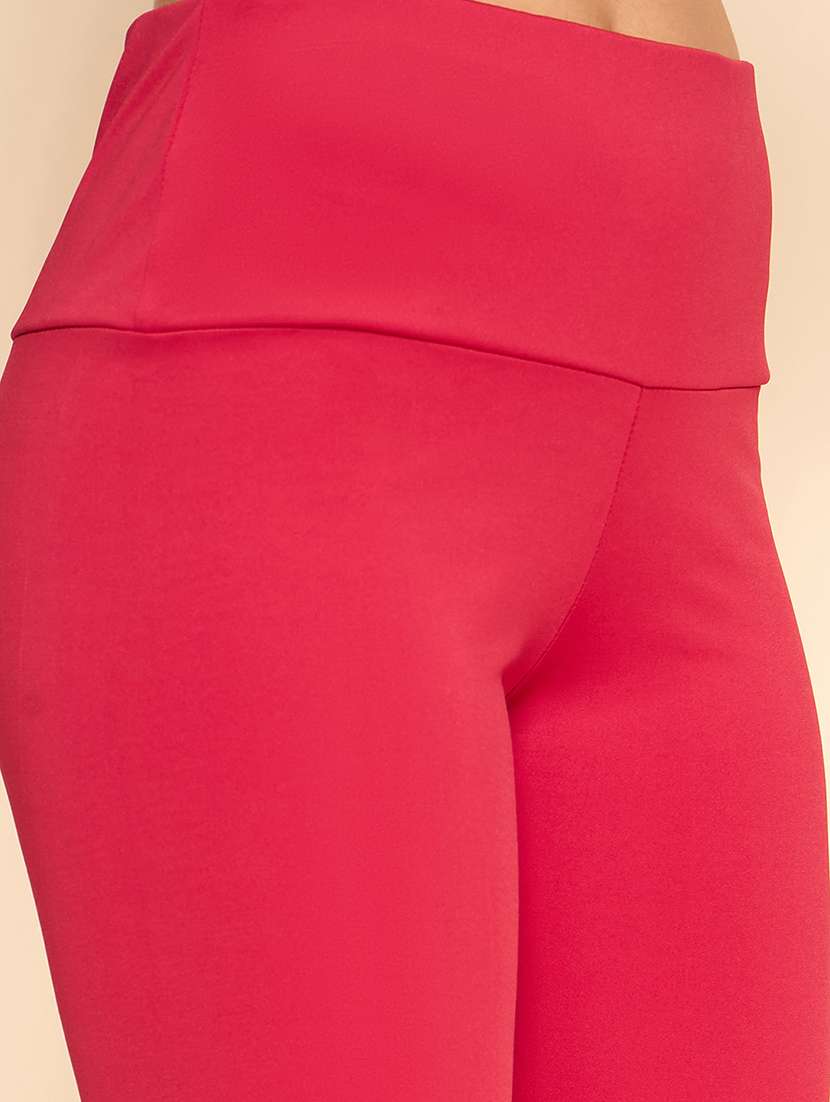 women solid high rise cycling shorts - 21920536 -  Standard Image - 2