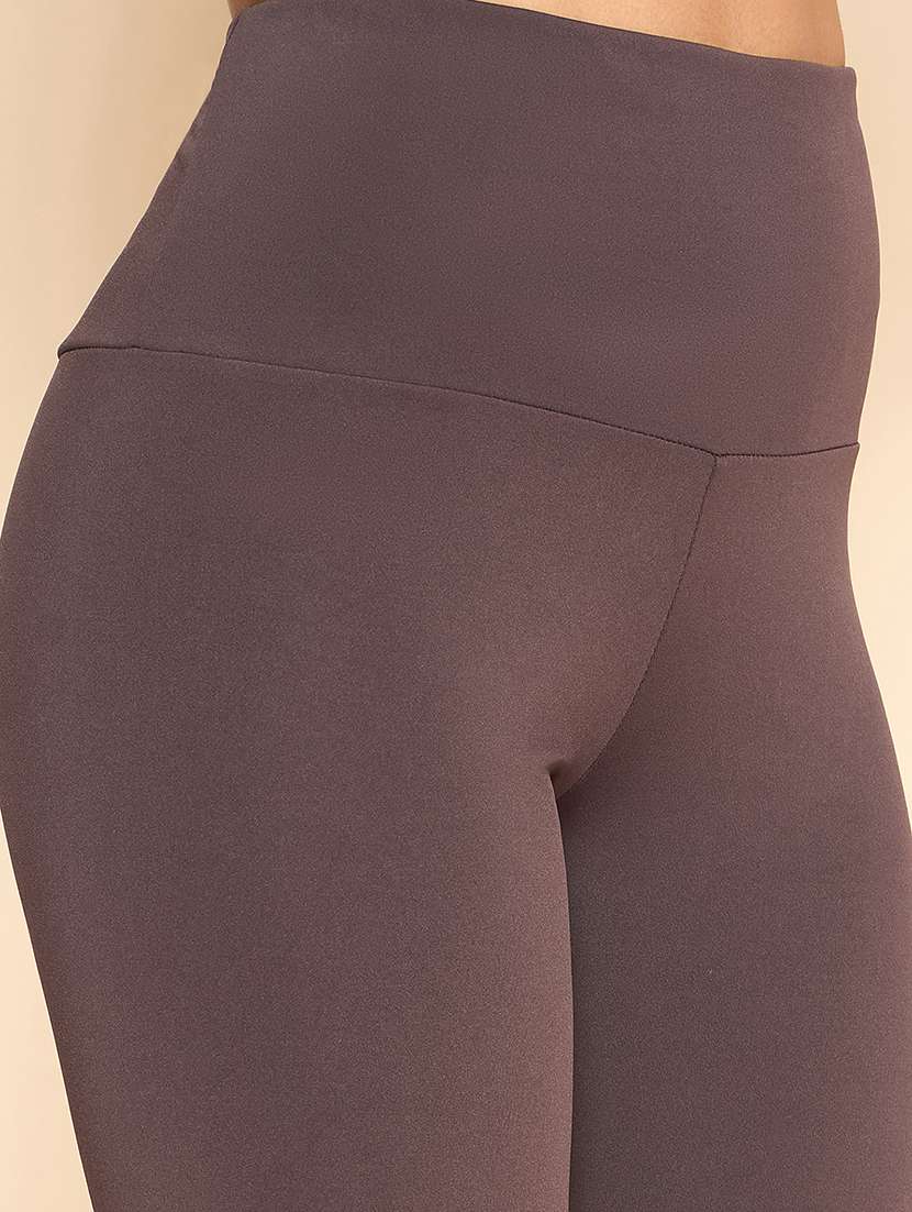 women solid high rise cycling shorts - 21920538 -  Standard Image - 2