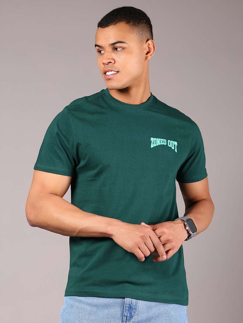 men printed short sleeves regulr fit t-shirt - 21921145 -  Standard Image - 2