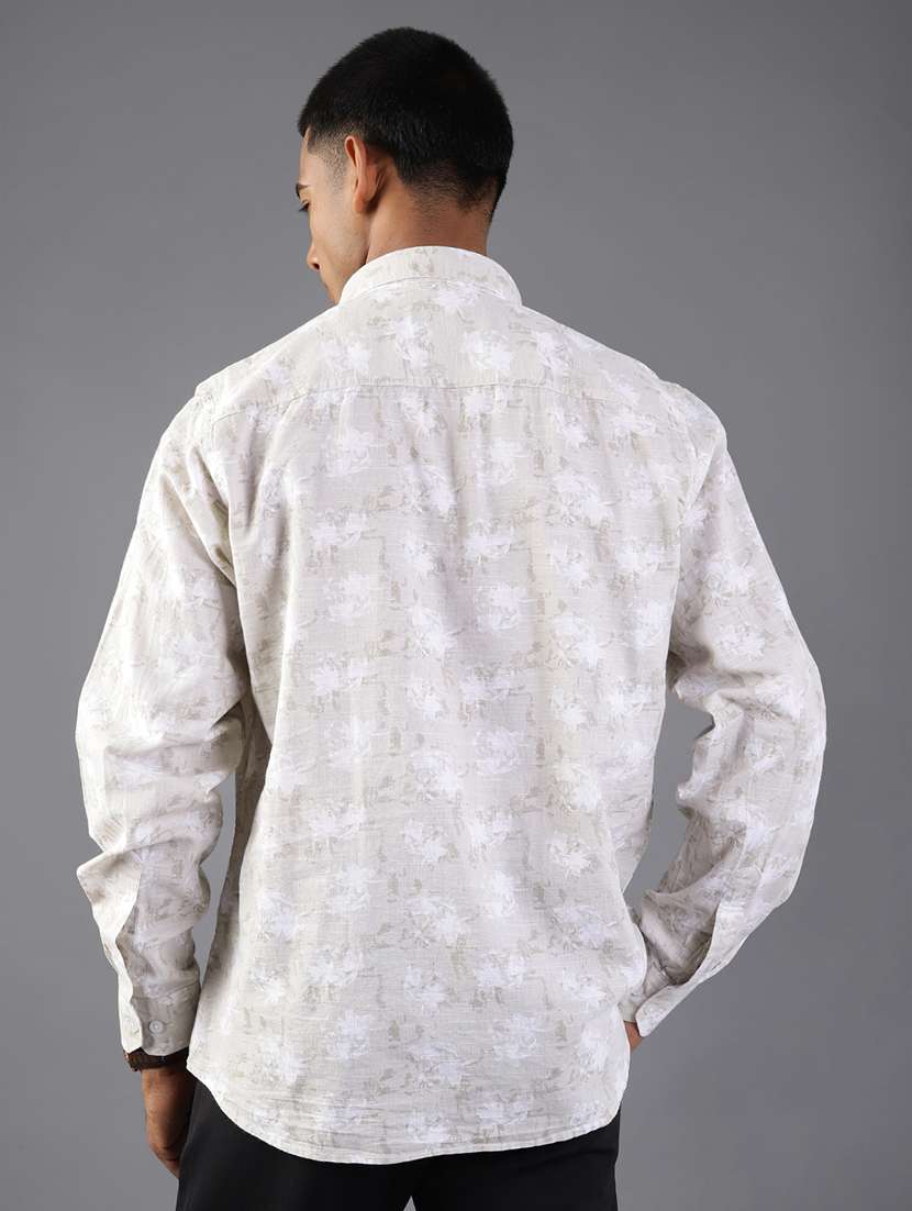 men printed long sleeve regular fit shirt - 21922305 -  Standard Image - 2
