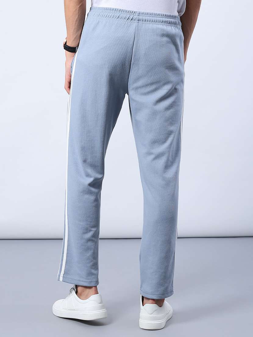 men side taped mid rise full length track pant - 21922324 -  Standard Image - 2