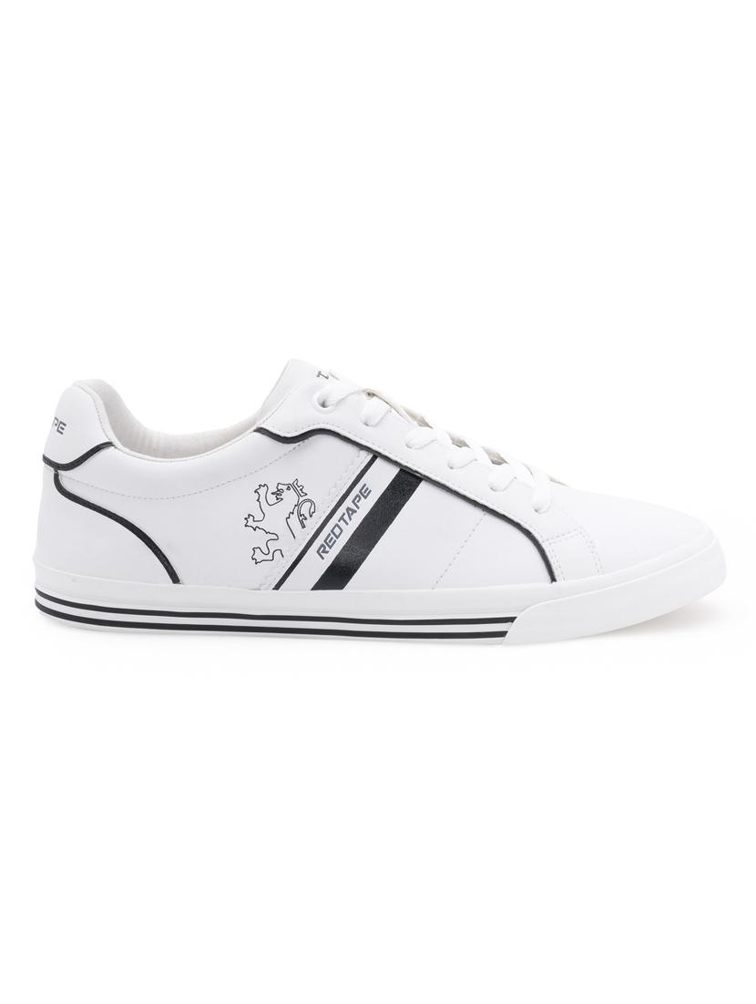 men white lace up sneaker - 21922436 - Standard Image - 2