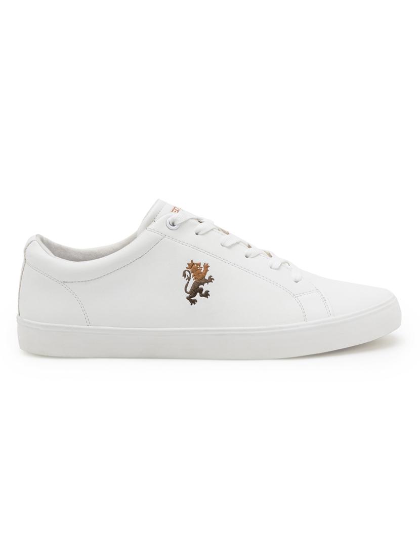 men white lace up sneaker - 21922442 - Standard Image - 2