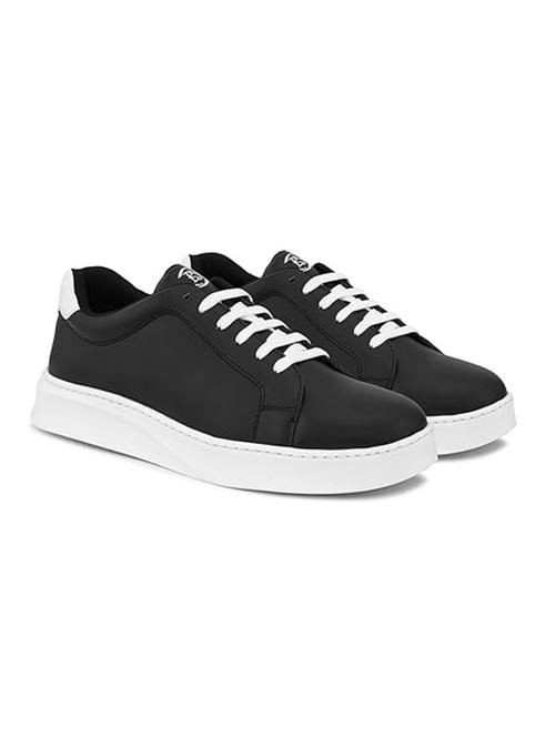 men black solid lace up sneaker - 21922561 -  Standard Image - 0