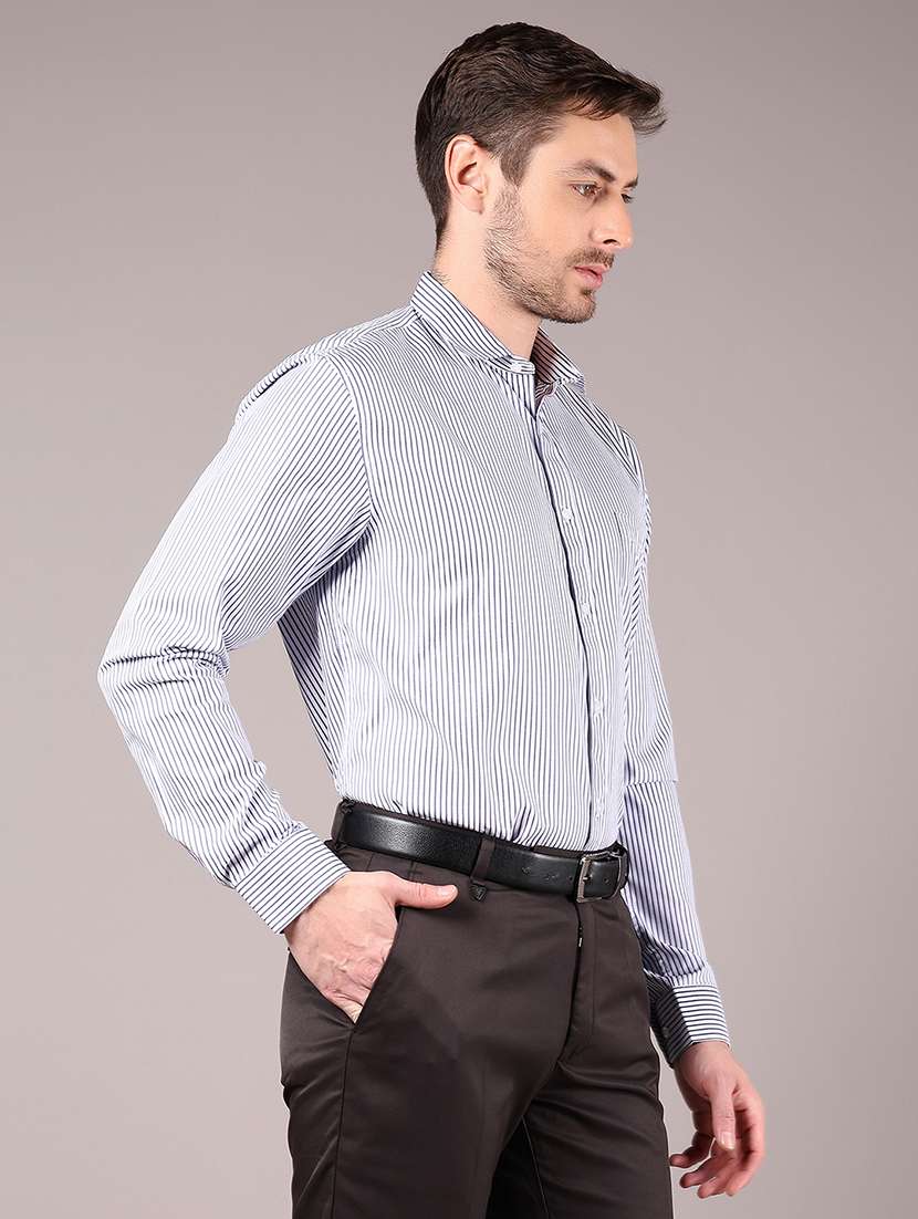 men striped long sleeve formal shirt - 21922814 -  Standard Image - 2