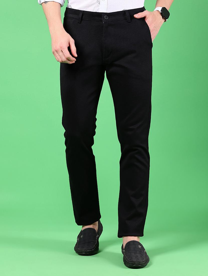 men solid mid rise slim fit chinos  - 21922894 -  Zoom Image - 0