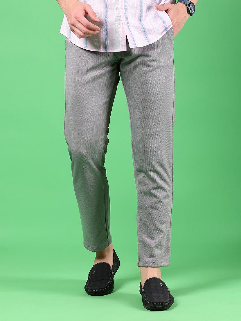men solid mid rise slim fit chinos  - 21922904 -  Zoom Image - 0