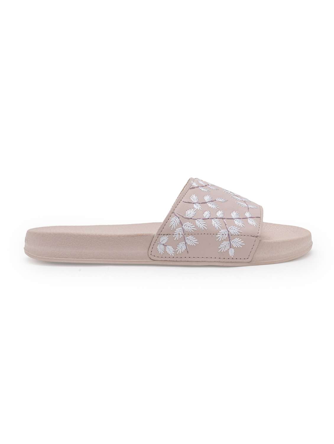 women embroidered slip on slider - 21923188 - Standard Image - 2