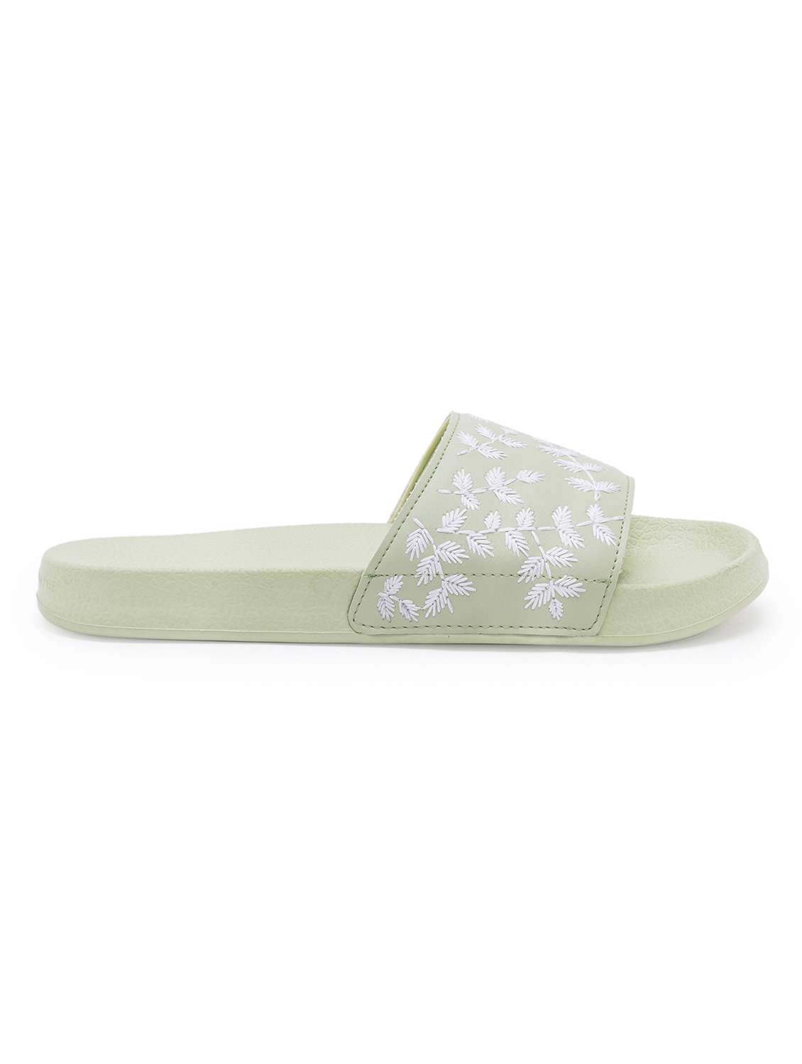 women embroidered slip on slider - 21923190 - Standard Image - 2