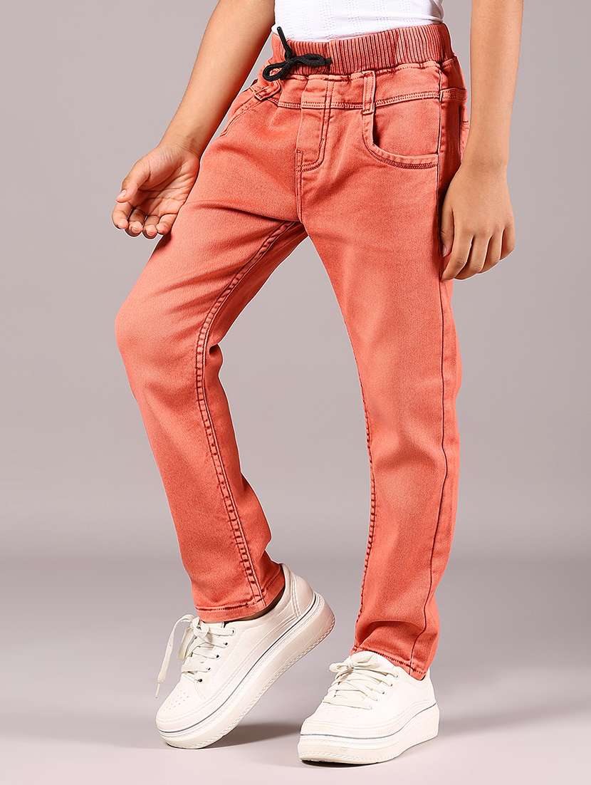 boys coral solid mid rise jeans - 21923304 - Standard Image - 2