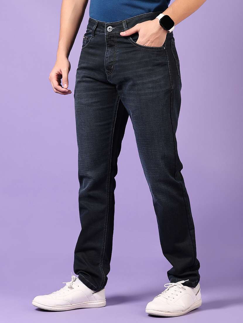 men solid mid rise slim fit jean - 21923340 -  Standard Image - 2