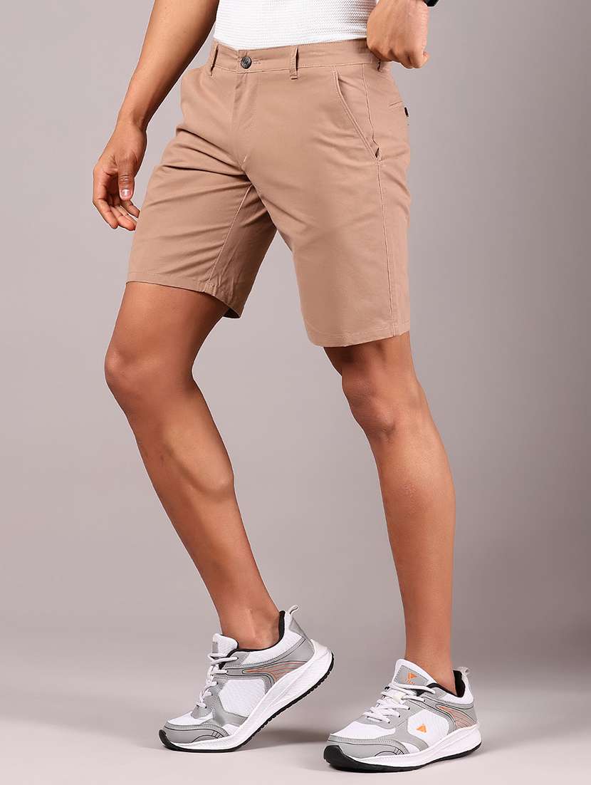 men solid mid rise regular shorts - 21923444 -  Standard Image - 2