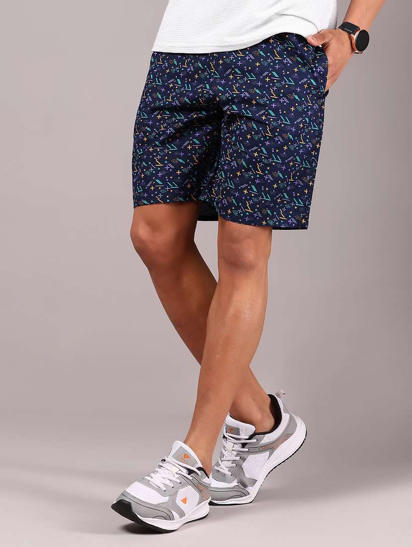 men printed mid rise regular shorts - 21923446 -  Standard Image - 2