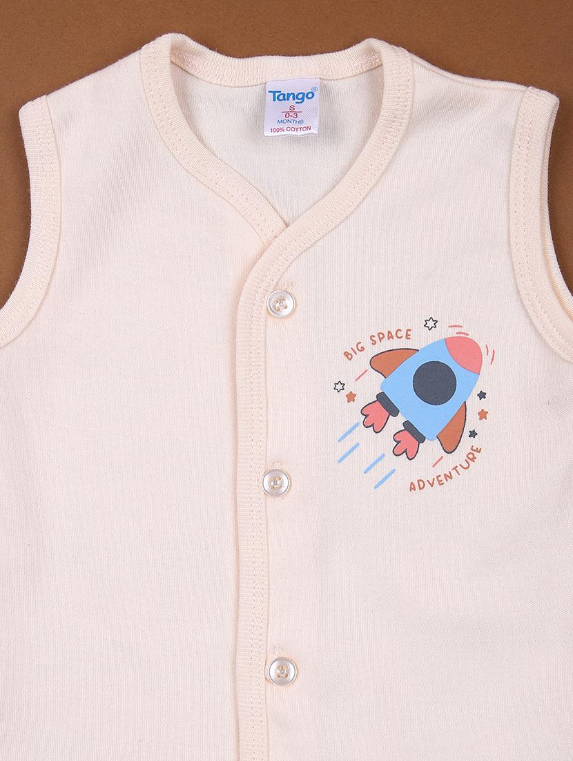kids pack of 3 printed sleeveless t-shirt - 21923474 - Standard Image - 2