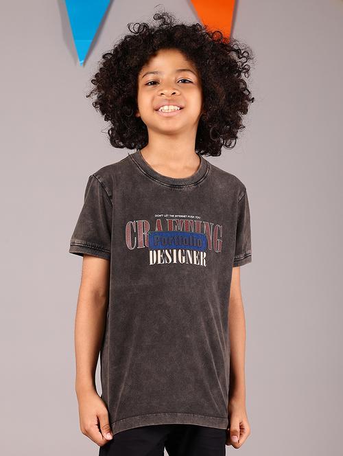 boys printed short sleeves t-shirt - 21923496 - Standard Image - 0
