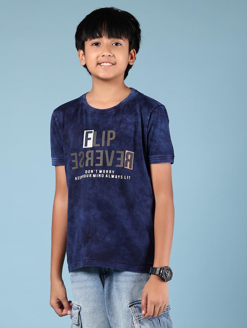 boys printed short sleeves t-shirt