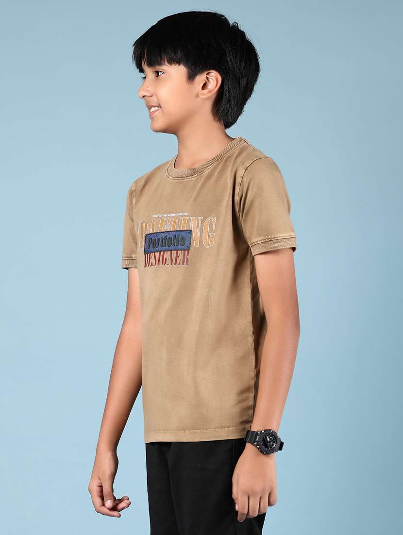 boys printed short sleeves t-shirt - 21923509 -  Standard Image - 2