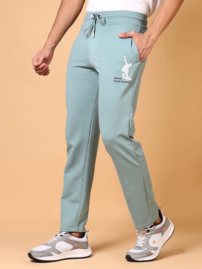 men printed mid rise full length track pant - 21923715 -  Standard Image - 2