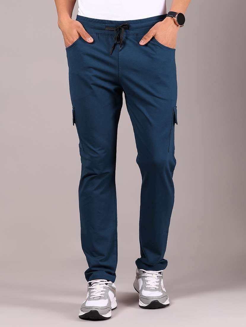 men solid mid rise cargo - 21923720 -  Standard Image - 2