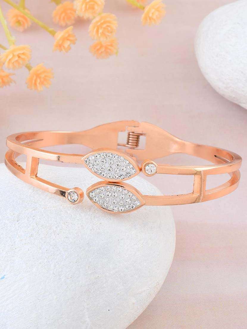women rose gold cuff bracelet