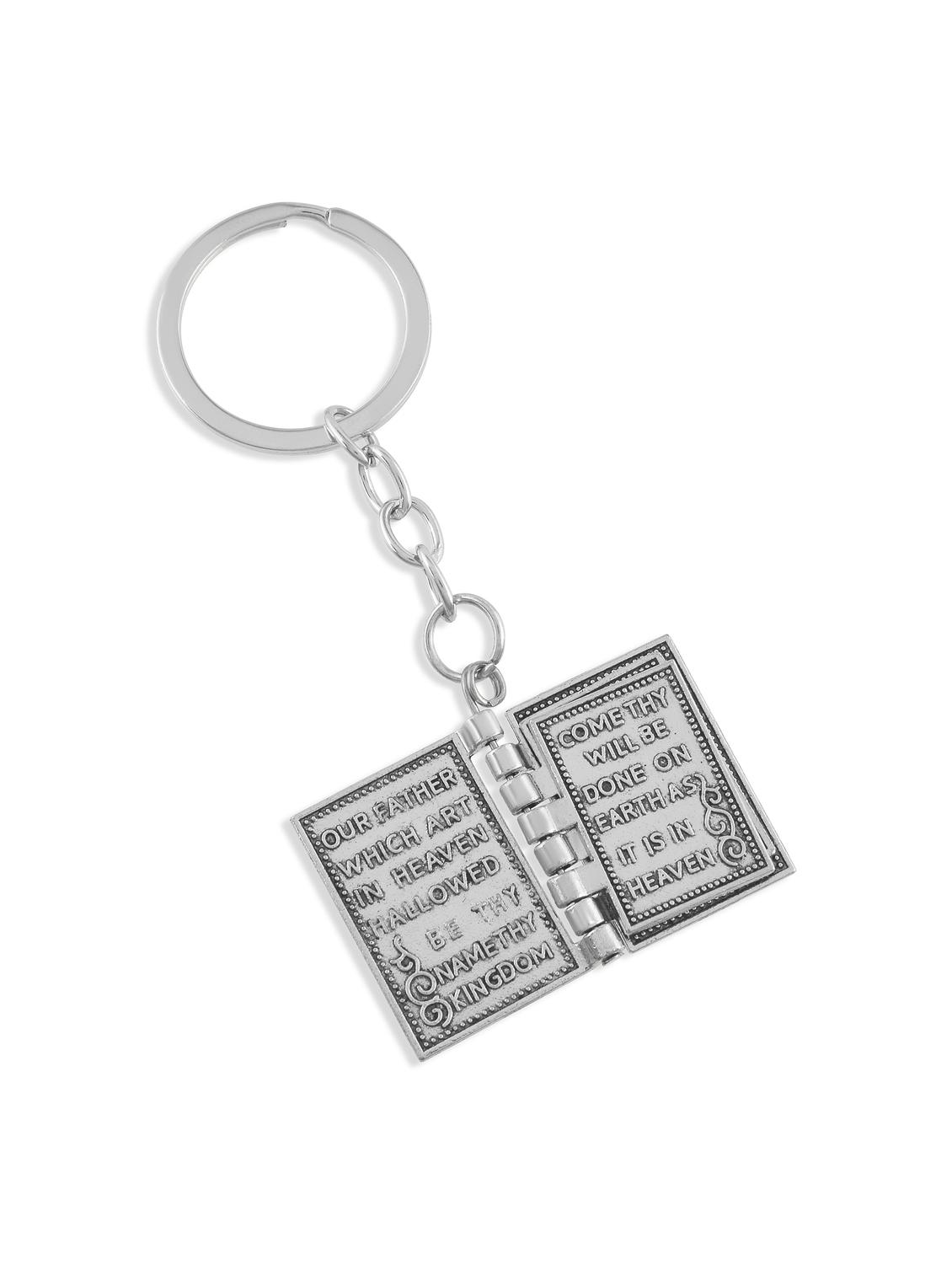 memoir silver holy bible keychain - 21923888 - Standard Image - 2