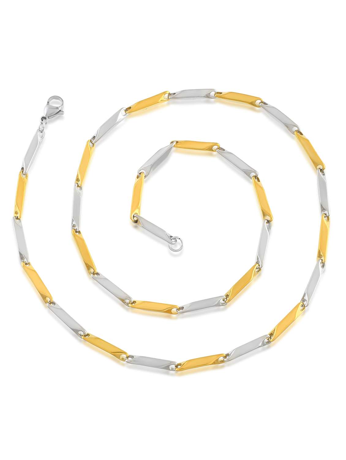 gold plated brass chain for men - 21923892 -  Standard Image - 2