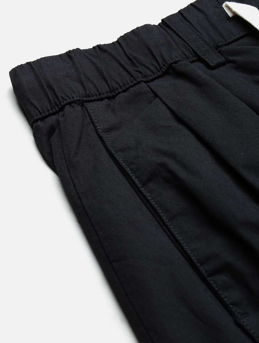 men solid mid rise full length casual trouser - 21923907 -  Standard Image - 7