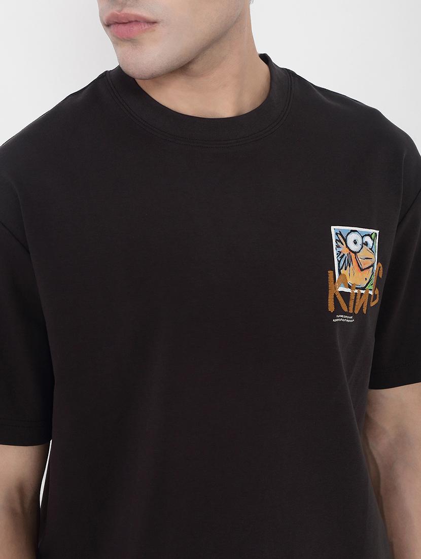 men printed short sleeves loose fit t-shirt - 21923915 - Standard Image - 2