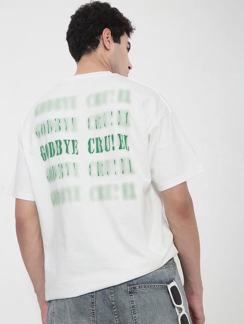 men printed short sleeves loose fit t-shirt - 21923917 - Standard Image - 0