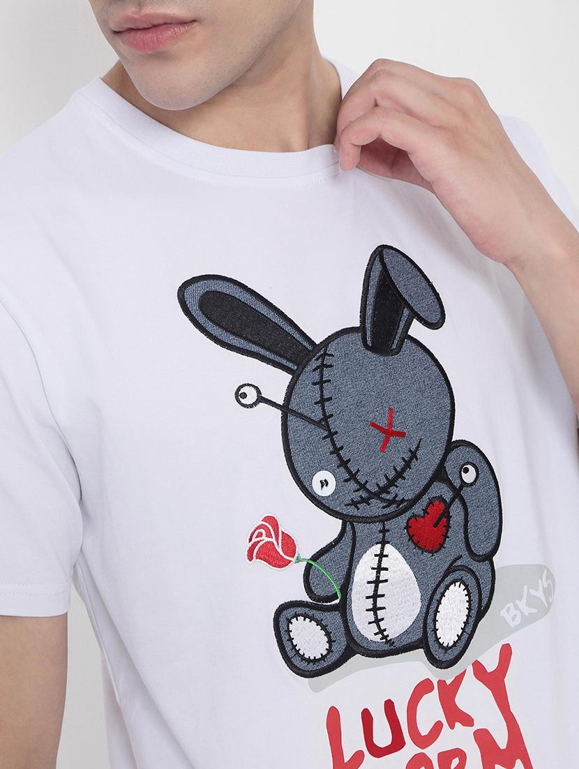 men printed short sleeves regular fit t-shirt - 21923919 - Standard Image - 2