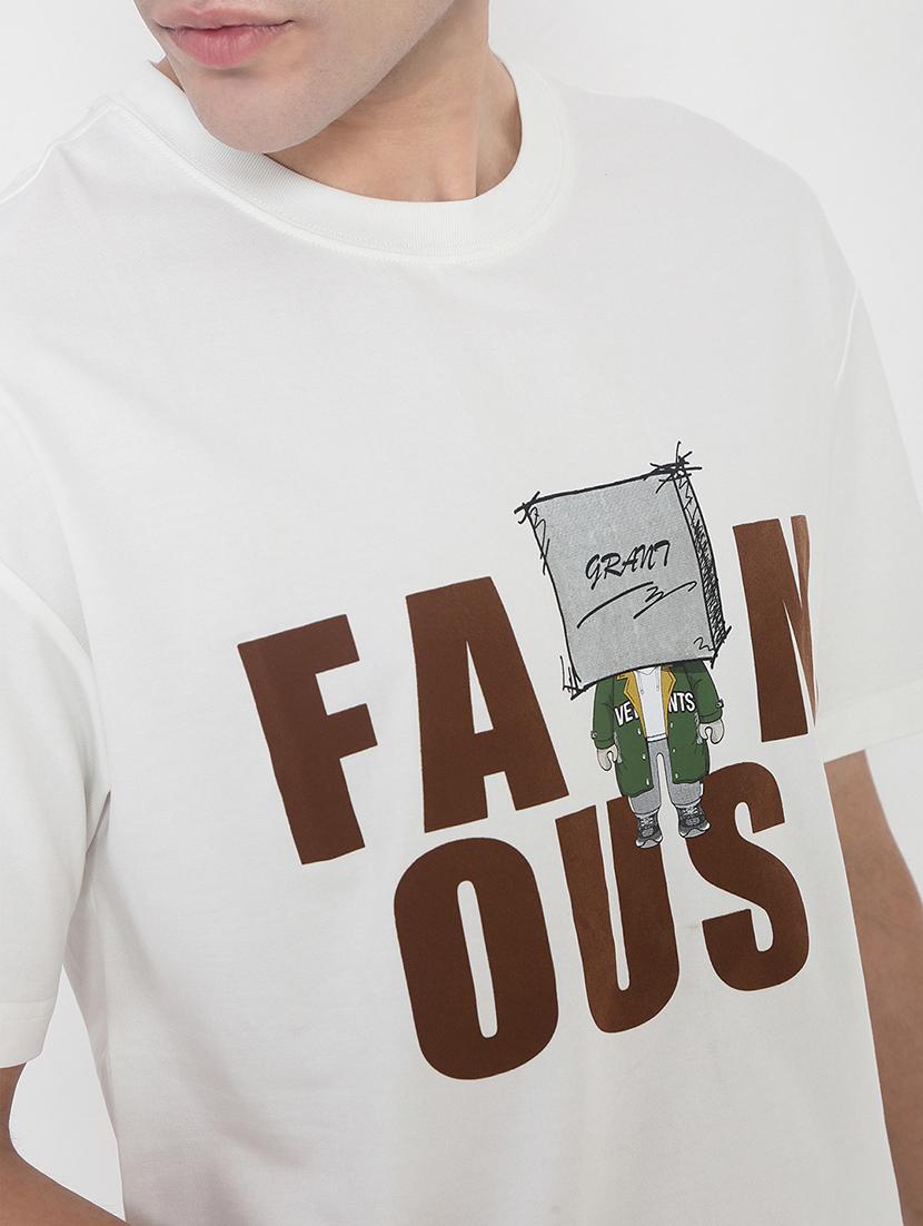 men printed short sleeves loose fit t-shirt - 21923926 - Standard Image - 2