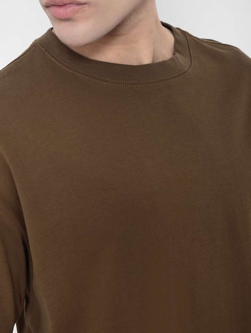 men solid short sleeves loose fit t-shirt - 21923931 -  Standard Image - 2