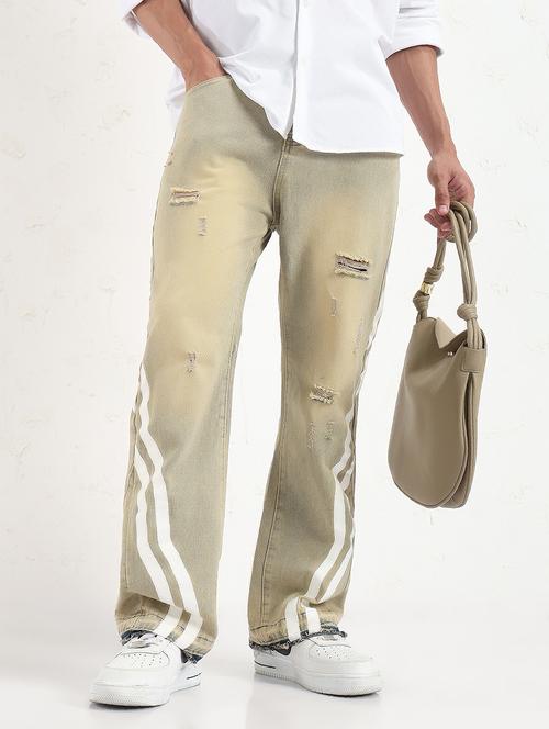 men distressed mid rise baggy jean - 21923939 -  Standard Image - 0