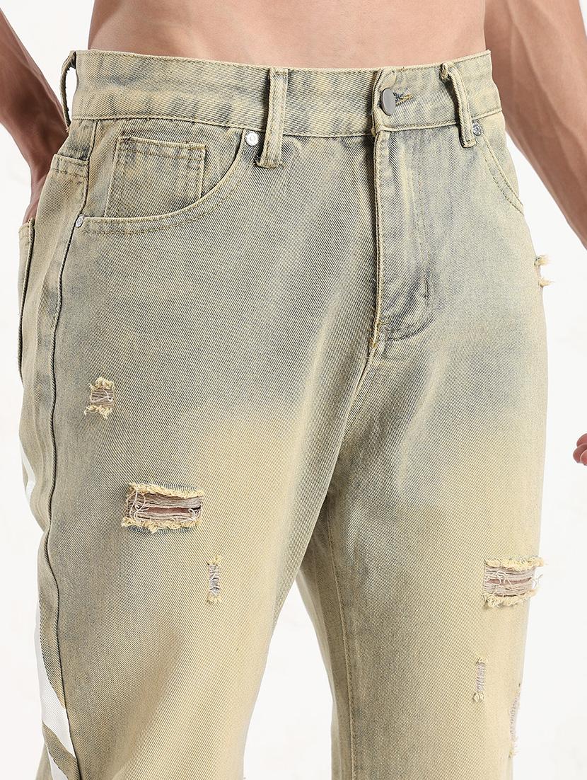 men distressed mid rise baggy jean - 21923939 - Standard Image - 2