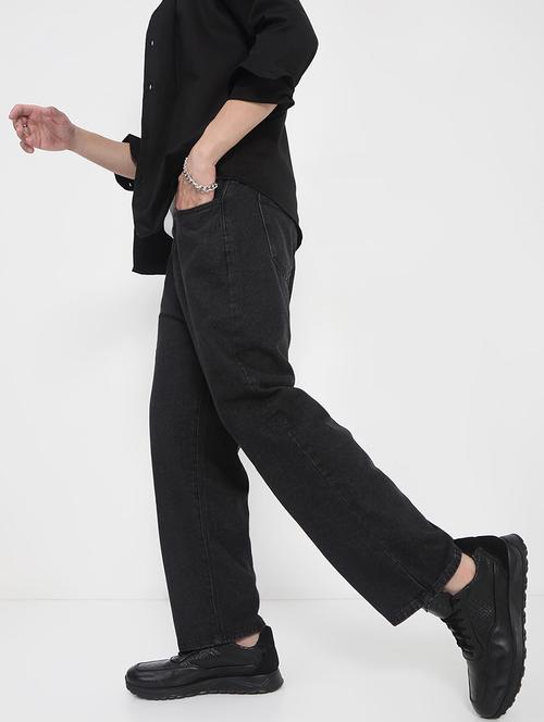 men solid mid rise straight fit jean - 21923942 -  Standard Image - 0