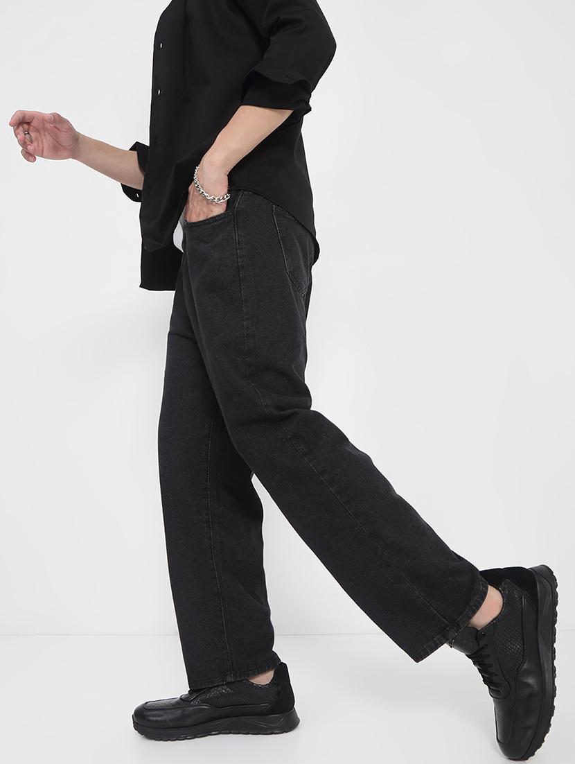 men solid mid rise straight fit jean - 21923942 -  Zoom Image - 0